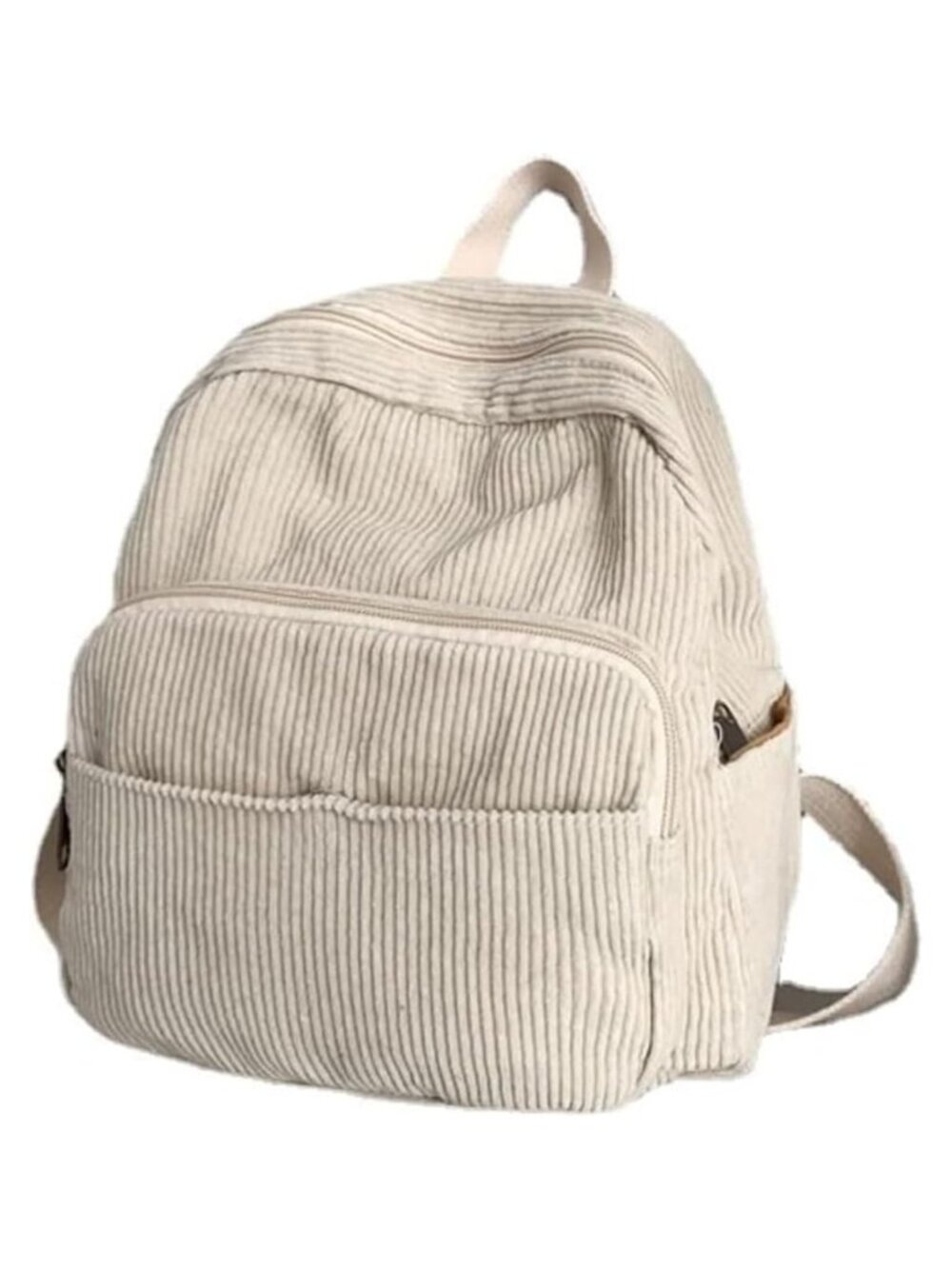 Corduroy Mini Backpack Purse Small Daypack for Women Everyday Use